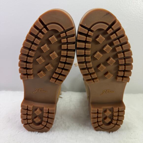 J.Crew Alpine Nordic Light Caramel Leather Boots Women’s Size 7M - Picture 8 of 11